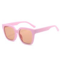 Retro Classic Style Color Block Leopard Pc Square Full Frame Women's Sunglasses sku image 4