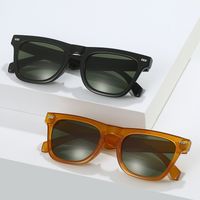 Basic Streetwear Geometric Pc Square Full Frame Men's Sunglasses main image 1