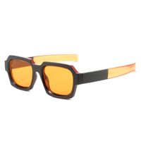 Lässig Einfacher Stil Farbblock Pc Quadrat Vollbild Männer Sonnenbrille main image 5