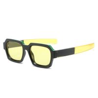 Lässig Einfacher Stil Farbblock Pc Quadrat Vollbild Männer Sonnenbrille sku image 5
