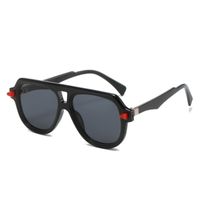 Simple Style Leopard Ac Toad Glasses Full Frame Men's Sunglasses sku image 2