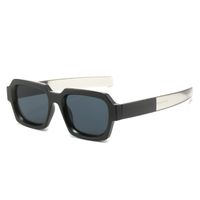 Lässig Einfacher Stil Farbblock Pc Quadrat Vollbild Männer Sonnenbrille sku image 2