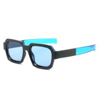 Lässig Einfacher Stil Farbblock Pc Quadrat Vollbild Männer Sonnenbrille sku image 3