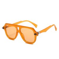 Simple Style Leopard Ac Toad Glasses Full Frame Men's Sunglasses sku image 4