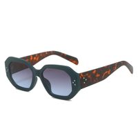 Streetwear Solid Color Pc Polygon Full Frame Women's Sunglasses sku image 5