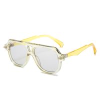 Simple Style Leopard Ac Toad Glasses Full Frame Men's Sunglasses sku image 6