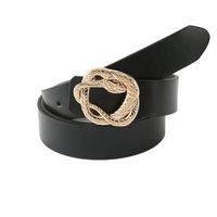 Classic Style Snake Pu Leather Alloy Plating Women's Leather Belts main image 4