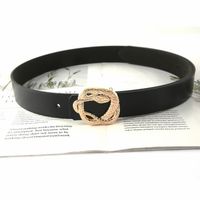 Classic Style Snake Pu Leather Alloy Plating Women's Leather Belts main image 3