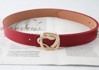 Classic Style Snake Pu Leather Alloy Plating Women's Leather Belts sku image 1