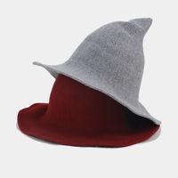 Women's Casual Streetwear Solid Color Big Eaves Bucket Hat main image 2