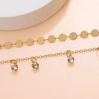Classic Style Solid Color Alloy Plating Inlay Zircon Women's Necklace main image 5