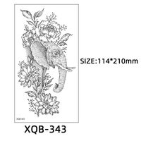 Flower Paper Tattoos & Body Art 1 Piece sku image 35