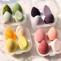 Classic Style Colorful Hydrophilic Non-latex Makeup Sponge 1 Set main image 1