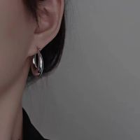 1 Pair Simple Style U Shape Plating Copper Earrings main image 3