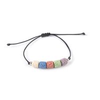 Wholesale Jewelry Casual Geometric Volcanic Rock Rope Bracelets sku image 11