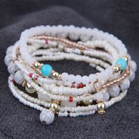 Bijoux En Gros Élégant Style Ethnique Les Gouttelettes D'eau Perle De Rocaille Bracelets sku image 4