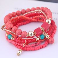 Joyería Al Por Mayor Elegante Estilo Étnico Gotitas De Agua Cuenta De Semillas Pulsera sku image 1