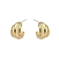 1 Pair Streetwear Geometric Plating Copper Earrings main image 4