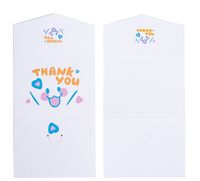 Sweet Letter Heart Shape Paper Birthday Festival Card sku image 2