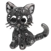 Style Simple Animal Alliage Incruster Strass Femmes Broches sku image 4