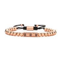 Ropa De Calle Geométrico Corona Cobre Hombres Pulsera sku image 2