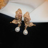 1 Pair Elegant Lady Sweet Geometric Heart Shape Flower Inlay Alloy Artificial Crystal Ear Studs sku image 12