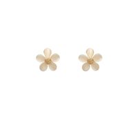 1 Pair Fairy Style Heart Shape Flower Bow Knot Inlay Opal Opal Ear Studs main image 3
