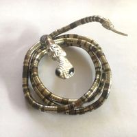 Commuer Serpent Alliage Placage Plaqué Or Femmes Collier Ras De Cou sku image 16
