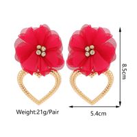 1 Pair Retro Flower Metal Plating Women's Drop Earrings main image 11