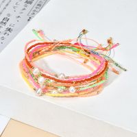 Bohemian Colorful Freshwater Pearl Seed Bead Wholesale Bracelets main image 4