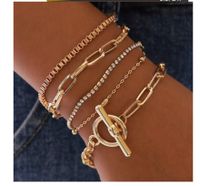 Simple Style Letter Alloy Wholesale Bracelets sku image 1