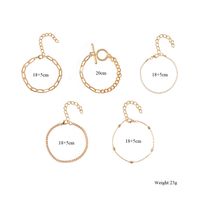 Simple Style Letter Alloy Wholesale Bracelets main image 2