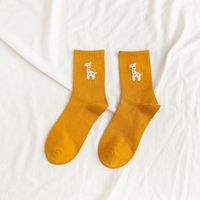 Women's Casual Animal Fruit Cotton Crew Socks A Pair sku image 6