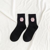 Women's Casual Animal Fruit Cotton Crew Socks A Pair sku image 9
