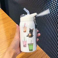 50 Sheets/100 Sheets New Bubble Tea Graffiti Stickers Waterproof Luggage Notebook Scooter Water Cup Stickers main image 3