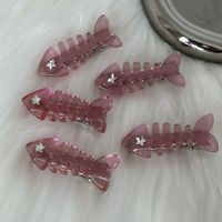 Y2k Cute Star Fish Plastic Resin Hair Clip main image 1
