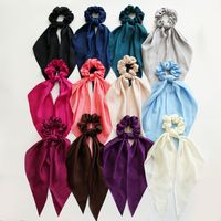 Lady Solid Color Cloth Handmade Hair Tie main image 6