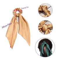 Lady Solid Color Cloth Handmade Hair Tie main image 3