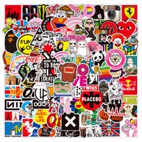 100 Pieces Of Hot-selling Non-repeated Graffiti Stickers Luggage Notebook Waterproof Stickers sku image 2