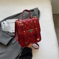 Women's All Seasons Pu Leather Vintage Style Handbag sku image 1