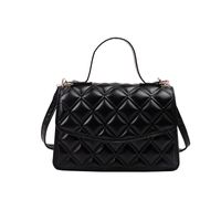 Women's Small Pu Leather Solid Color Elegant Classic Style Square Flip Cover Shoulder Bag Handbag Crossbody Bag main image 2