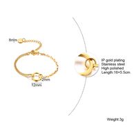 IG Style Casual Simple Style Geometric 201 Stainless Steel 18K Gold Plated Bracelets In Bulk sku image 7