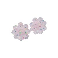 1 Pair Casual Simple Style Flower Flowers Copper Alloy Ear Studs main image 2