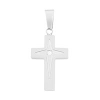 Hip-Hop Cross Solid Color Stainless Steel Plating 18K Gold Plated Charms sku image 4