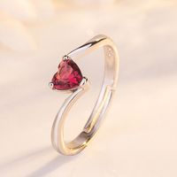 Elegant Streetwear Knot Zircon Metal Wholesale Open Rings sku image 2