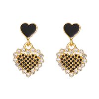 1 Pair Sweet Streetwear Flower Plating Inlay Alloy Artificial Gemstones Artificial Pearls Drop Earrings Ear Studs sku image 15