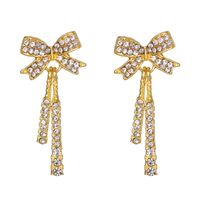 1 Pair Sweet Streetwear Flower Plating Inlay Alloy Artificial Gemstones Artificial Pearls Drop Earrings Ear Studs sku image 17