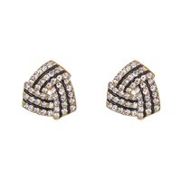 1 Pair Sweet Streetwear Flower Plating Inlay Alloy Artificial Gemstones Artificial Pearls Drop Earrings Ear Studs sku image 13