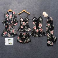 Women's Sexy Leaf Flower Polyester Printing Shorts Sets Pants Sets main image 1