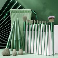Lady Simple Style Artificial Fiber Plastic Handgrip Makeup Brushes 1 Set main image 1